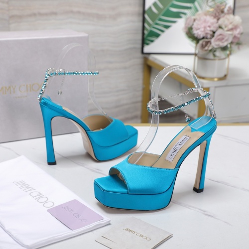 Replica Jimmy Choo Sandals For Women #1185994 $128.00 USD for Wholesale