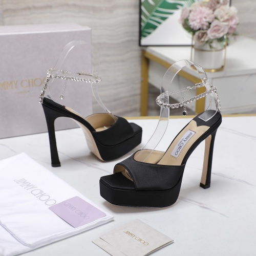 Replica Jimmy Choo Sandals For Women #1185997 $128.00 USD for Wholesale