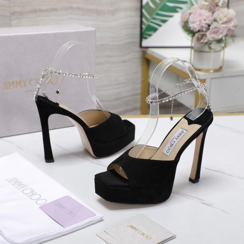 Replica Jimmy Choo Sandals For Women #1185998 $128.00 USD for Wholesale