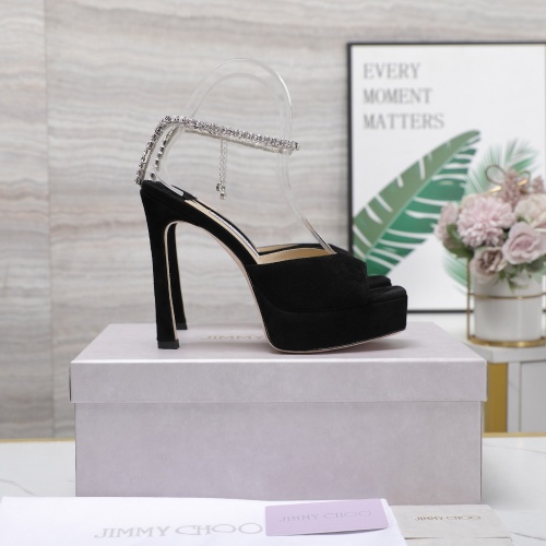 Replica Jimmy Choo Sandals For Women #1185998 $128.00 USD for Wholesale