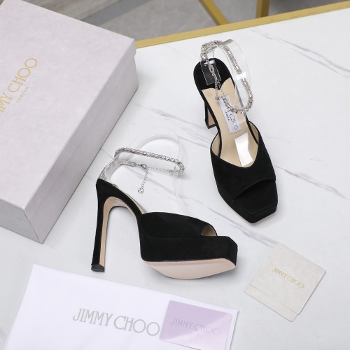 Replica Jimmy Choo Sandals For Women #1185998 $128.00 USD for Wholesale