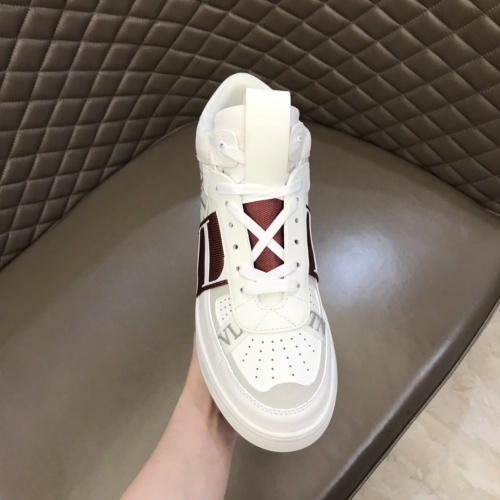 Replica Valentino High Tops Shoes For Men #1186568 $85.00 USD for Wholesale