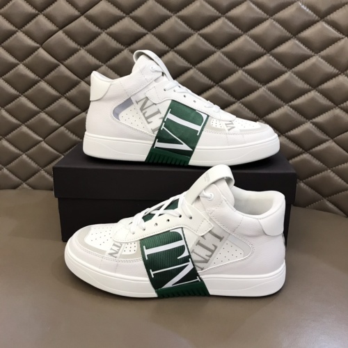 Replica Valentino High Tops Shoes For Men #1186569 $85.00 USD for Wholesale