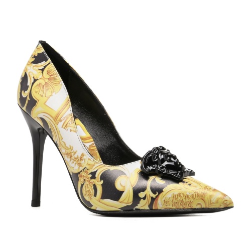 Replica Versace High-Heeled Shoes For Women #1187397 $96.00 USD for Wholesale