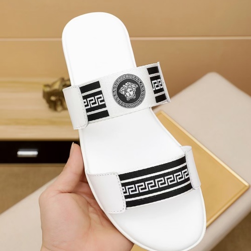 Replica Versace Slippers For Men #1187402 $42.00 USD for Wholesale