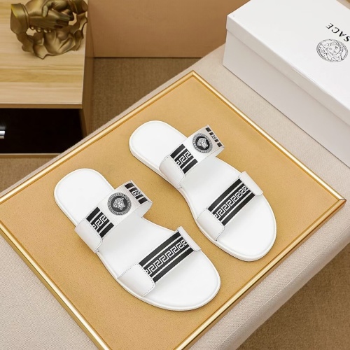 Replica Versace Slippers For Men #1187402 $42.00 USD for Wholesale