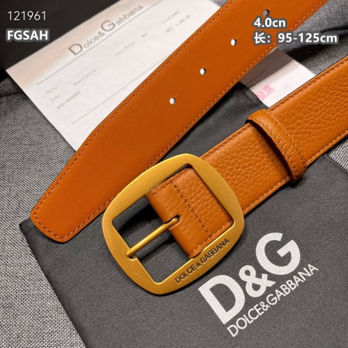 Replica Dolce & Gabbana D&G AAA Quality Belts For Men #1189450 $72.00 USD for Wholesale