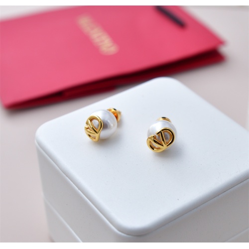 Replica Valentino Earrings For Women #1191187 $25.00 USD for Wholesale