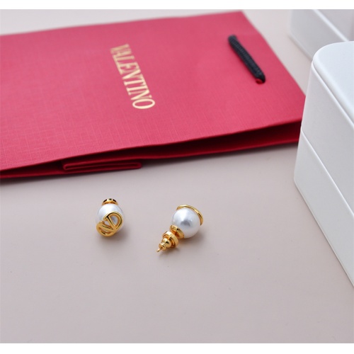 Replica Valentino Earrings For Women #1191187 $25.00 USD for Wholesale