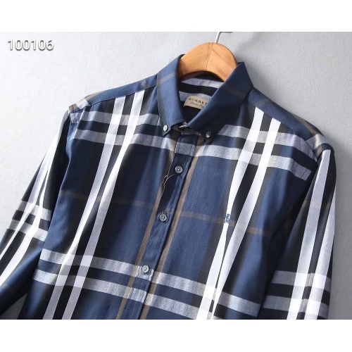 Replica Burberry Shirts Long Sleeved For Men #1192196 $38.00 USD for Wholesale