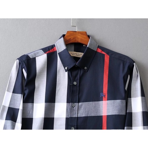 Replica Burberry Shirts Long Sleeved For Men #1192213 $38.00 USD for Wholesale