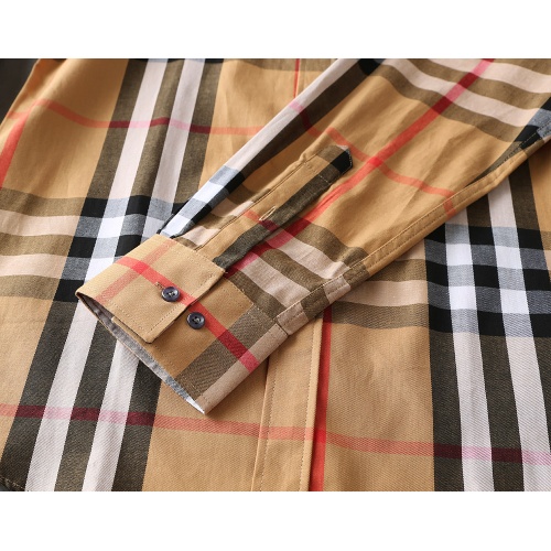 Replica Burberry Shirts Long Sleeved For Men #1192215 $38.00 USD for Wholesale