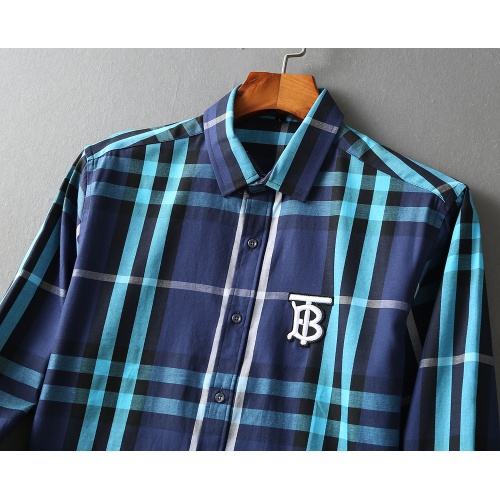 Replica Burberry Shirts Long Sleeved For Men #1192217 $38.00 USD for Wholesale