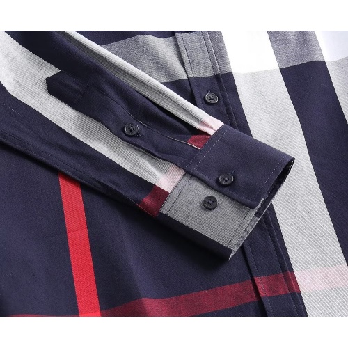 Replica Burberry Shirts Long Sleeved For Men #1192254 $39.00 USD for Wholesale