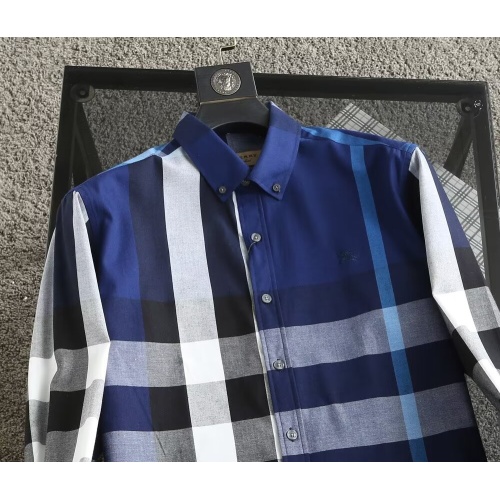 Replica Burberry Shirts Long Sleeved For Men #1192257 $38.00 USD for Wholesale