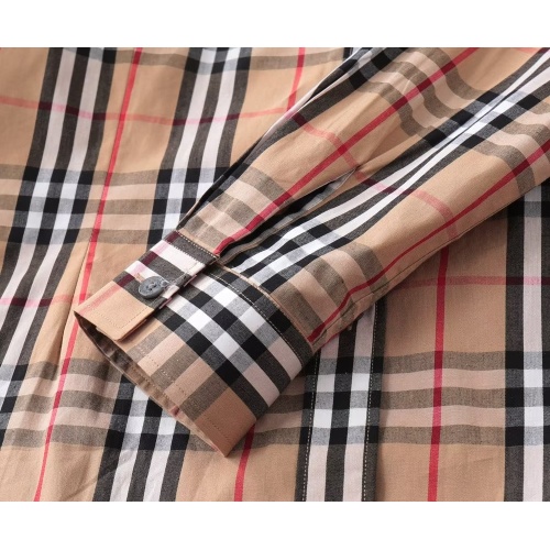 Replica Burberry Shirts Long Sleeved For Women #1192292 $36.00 USD for Wholesale