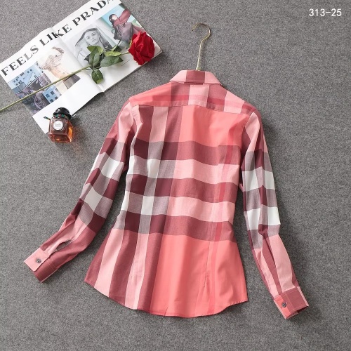 Replica Burberry Shirts Long Sleeved For Women #1192308 $38.00 USD for Wholesale