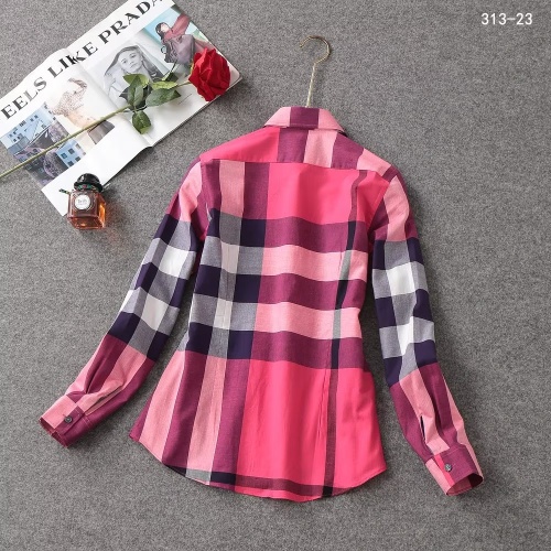 Replica Burberry Shirts Long Sleeved For Women #1192309 $38.00 USD for Wholesale