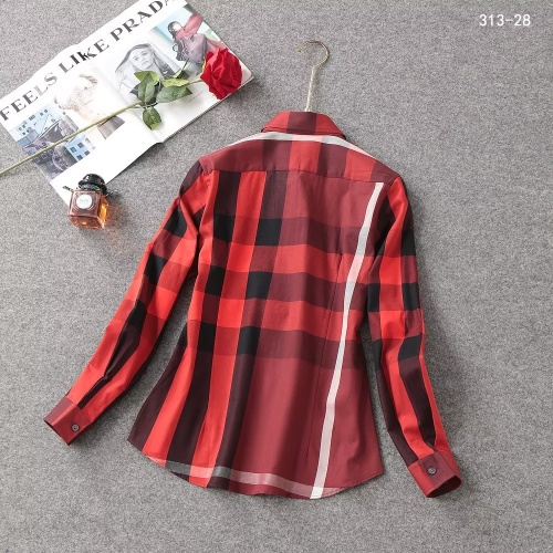 Replica Burberry Shirts Long Sleeved For Women #1192311 $38.00 USD for Wholesale