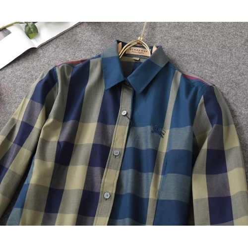 Replica Burberry Shirts Long Sleeved For Women #1192316 $38.00 USD for Wholesale