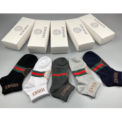 Replica Versace Socks #1192980 $27.00 USD for Wholesale