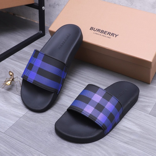 Replica Burberry Slippers For Men #1195421 $42.00 USD for Wholesale