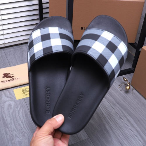 Replica Burberry Slippers For Men #1195423 $42.00 USD for Wholesale