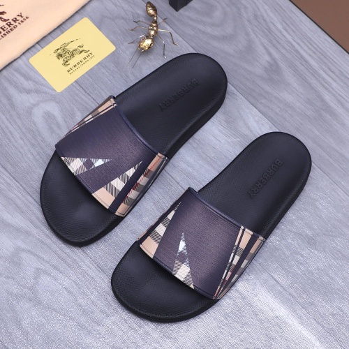 Replica Burberry Slippers For Men #1195429 $42.00 USD for Wholesale