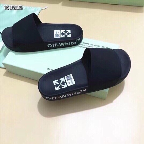 Replica Off-White Slippers For Men #1195438 $45.00 USD for Wholesale