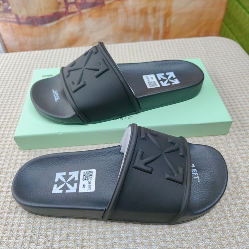 Replica Off-White Slippers For Women #1195447 $45.00 USD for Wholesale