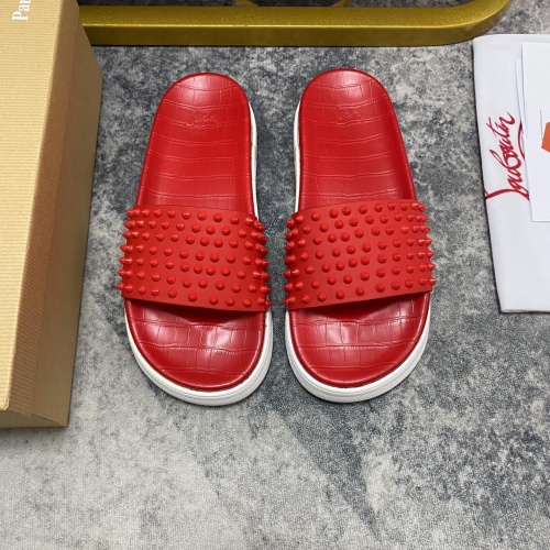 Christian Louboutin CL Slippers For Men #1195457, $64.00 USD, [ITEM#1195457], Christian Louboutin CL Slippers