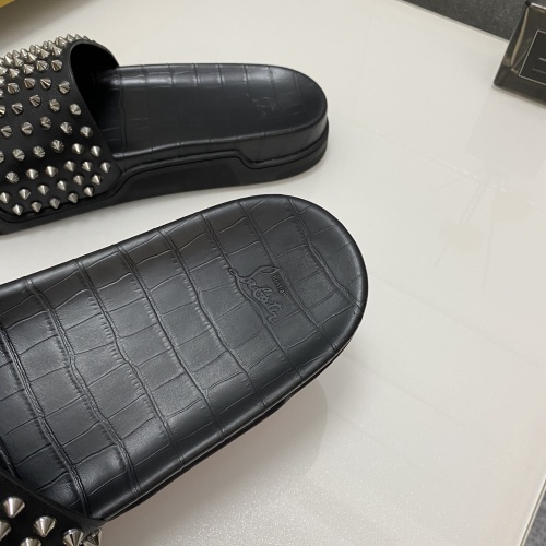 Replica Christian Louboutin CL Slippers For Men #1195458 $64.00 USD for Wholesale