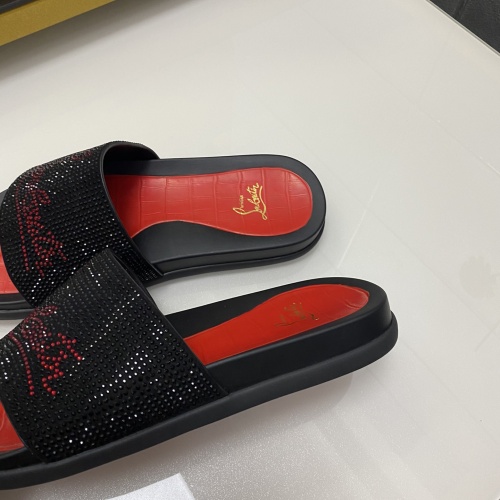 Replica Christian Louboutin CL Slippers For Men #1195464 $56.00 USD for Wholesale