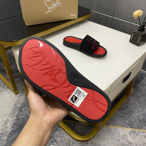 Replica Christian Louboutin CL Slippers For Men #1195464 $56.00 USD for Wholesale