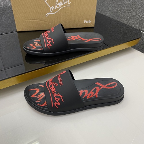 Replica Christian Louboutin CL Slippers For Men #1195466 $56.00 USD for Wholesale