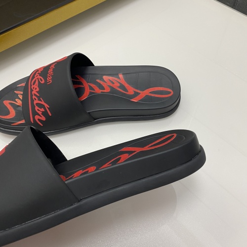 Replica Christian Louboutin CL Slippers For Men #1195466 $56.00 USD for Wholesale