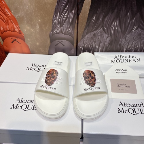 Replica Alexander McQueen Slippers For Men #1195633 $45.00 USD for Wholesale