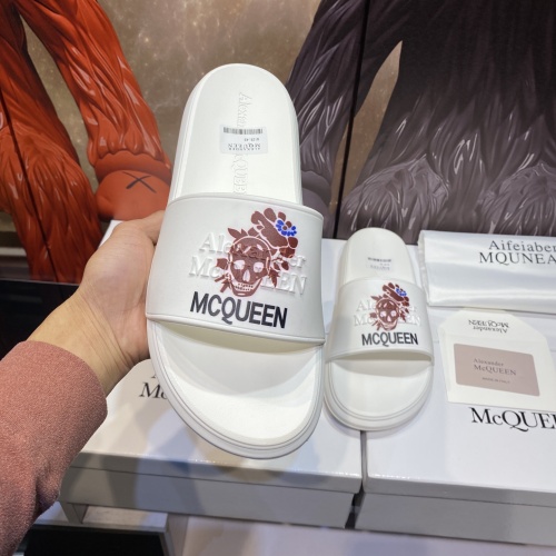 Replica Alexander McQueen Slippers For Men #1195638 $45.00 USD for Wholesale