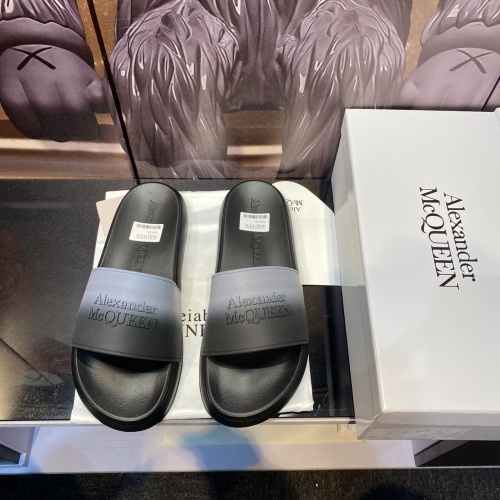 Replica Alexander McQueen Slippers For Men #1195640 $45.00 USD for Wholesale