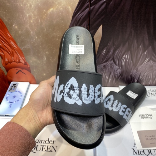 Replica Alexander McQueen Slippers For Men #1195647 $45.00 USD for Wholesale