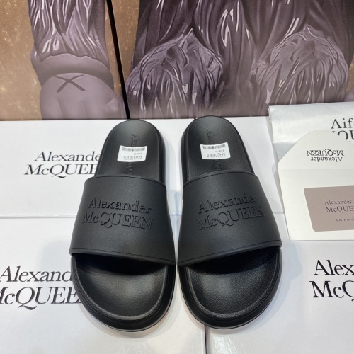 Replica Alexander McQueen Slippers For Men #1195658 $45.00 USD for Wholesale