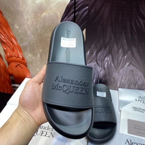 Replica Alexander McQueen Slippers For Men #1195658 $45.00 USD for Wholesale