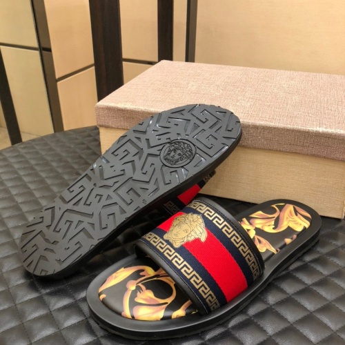 Replica Versace Slippers For Men #1196051 $48.00 USD for Wholesale