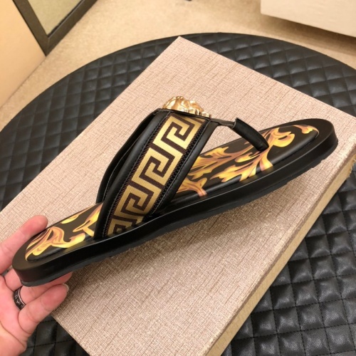 Replica Versace Slippers For Men #1196057 $48.00 USD for Wholesale