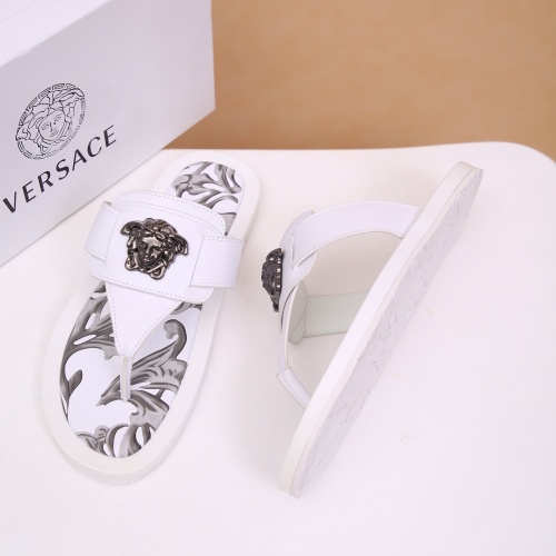 Replica Versace Slippers For Men #1196102 $48.00 USD for Wholesale