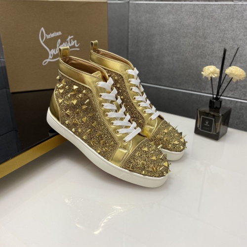 Christian Louboutin High Top Shoes For Men #1196121