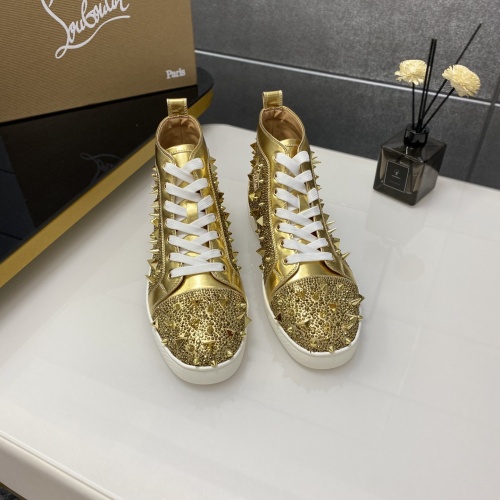 Replica Christian Louboutin High Top Shoes For Women #1196122 $98.00 USD for Wholesale