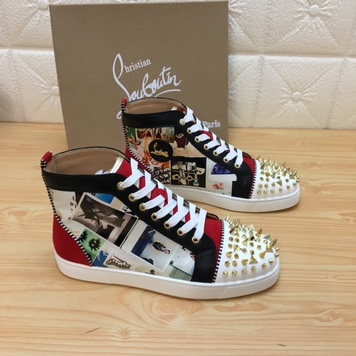 Christian Louboutin High Top Shoes For Men #1196123