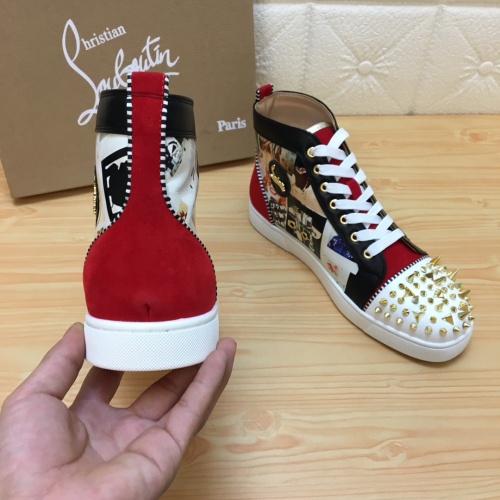 Replica Christian Louboutin High Top Shoes For Men #1196123 $92.00 USD for Wholesale