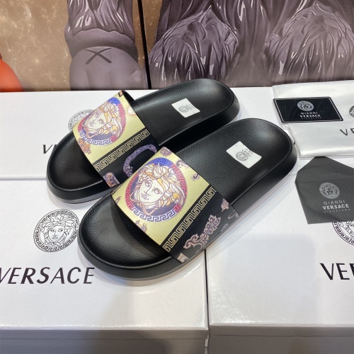 Replica Versace Slippers For Men #1196508 $45.00 USD for Wholesale